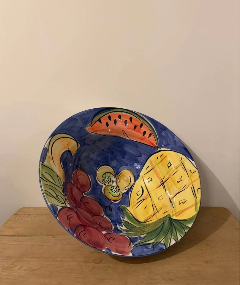 Large Ceramic Bowl | Antica Fornace | Made in Italy | Fruit Desi - photo 2