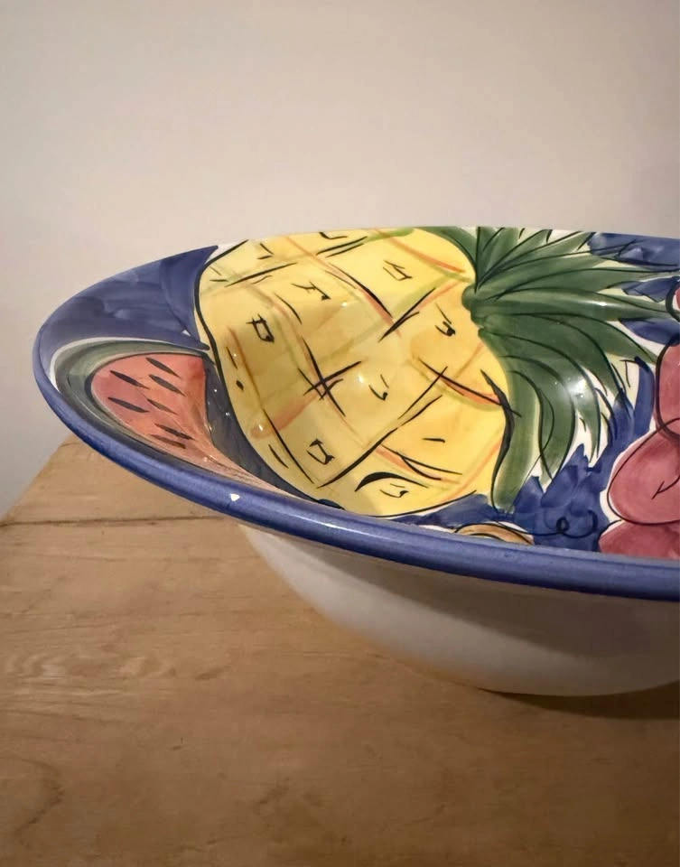 Large Ceramic Bowl | Antica Fornace | Made in Italy | Fruit Desi - photo 5