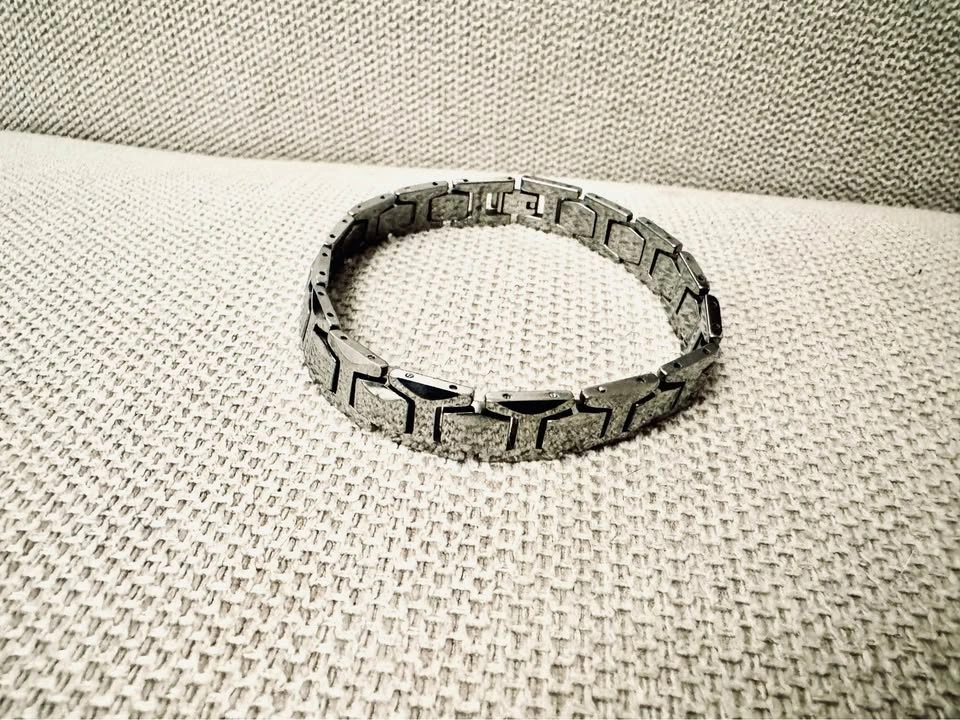 Tungsten Bracelet – Brushed finish | Heavyweight Men’s Bracelet - photo 2