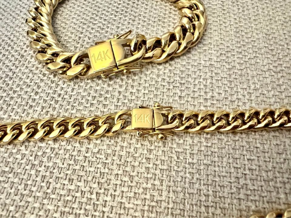 14K Gold Plated Cuban Link Bracelet – 6mm