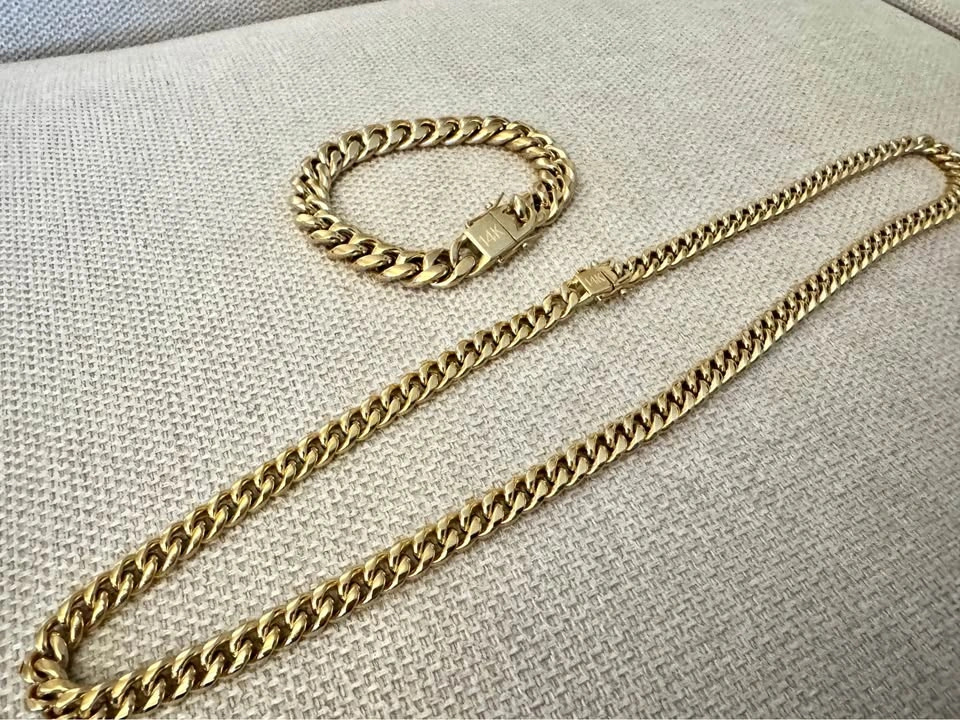 14K Gold Plated Cuban Link Bracelet – 6mm - photo 2