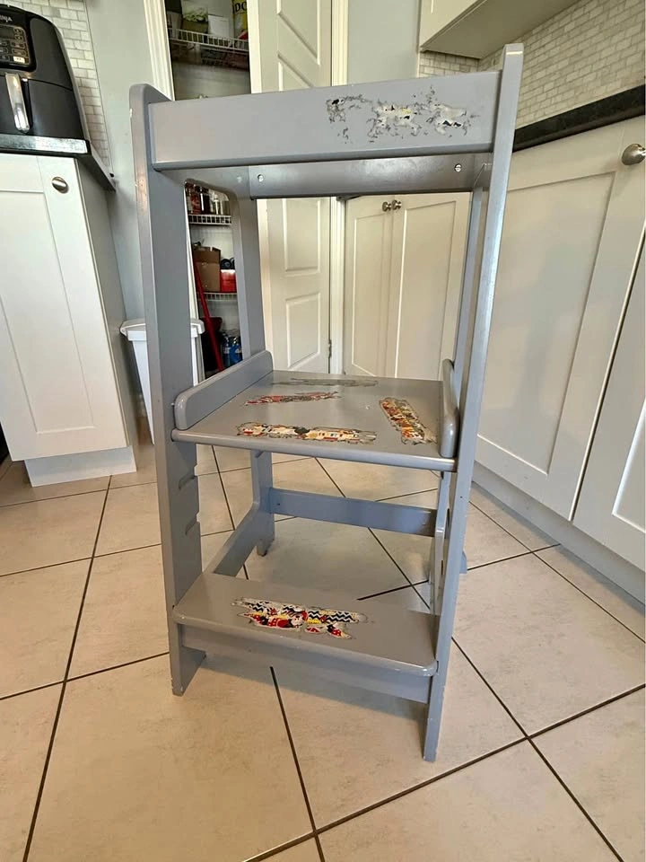 Grey Kids Learning Tower