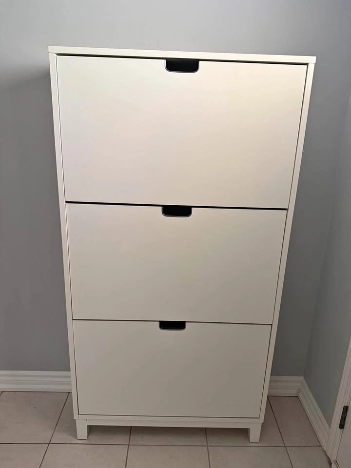IKEA STÄLL Shoe Cabinet with 3 Compartments
