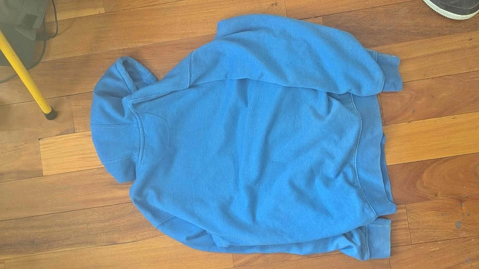 Large Light Blue Carhartt hoodie
