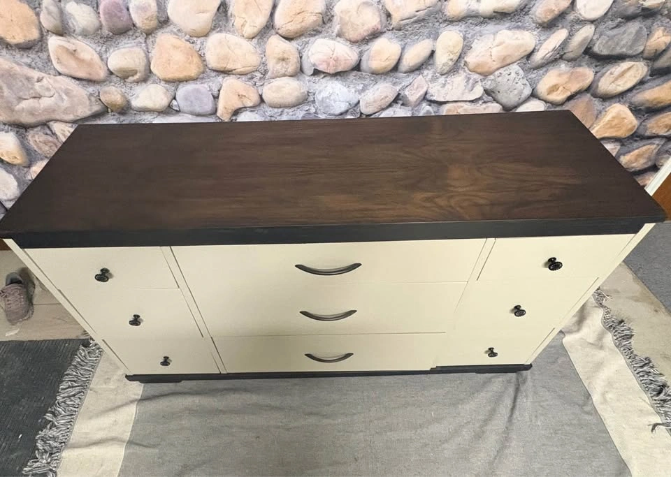 Solid wood upcycled dresser - photo 2