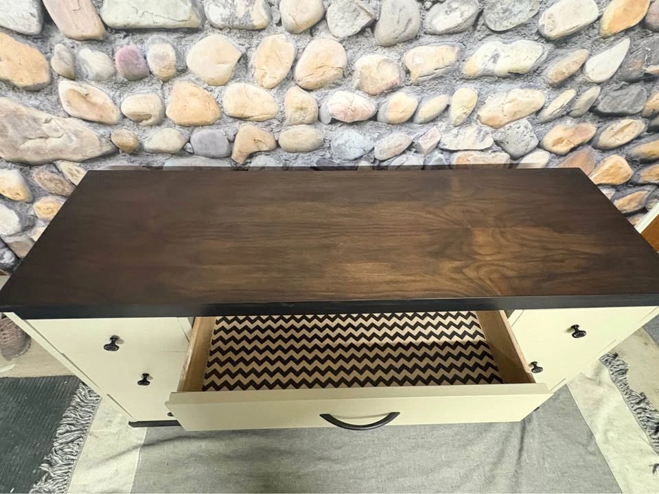 Solid wood upcycled dresser - photo 3