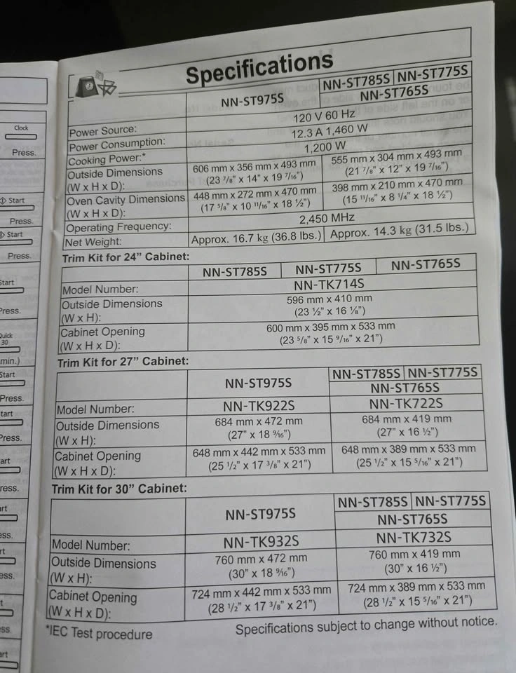 Panasonic microwave Inverter - photo 4