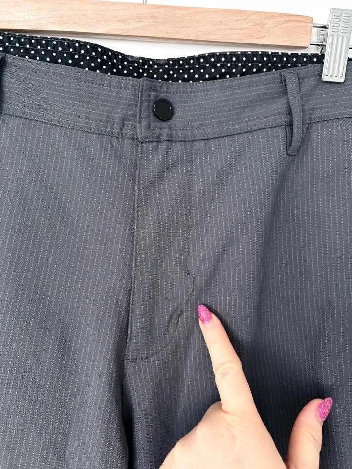 Lululemon Commute Pants Dark Slate / Slate Grey Striped Men’s Si - photo 3