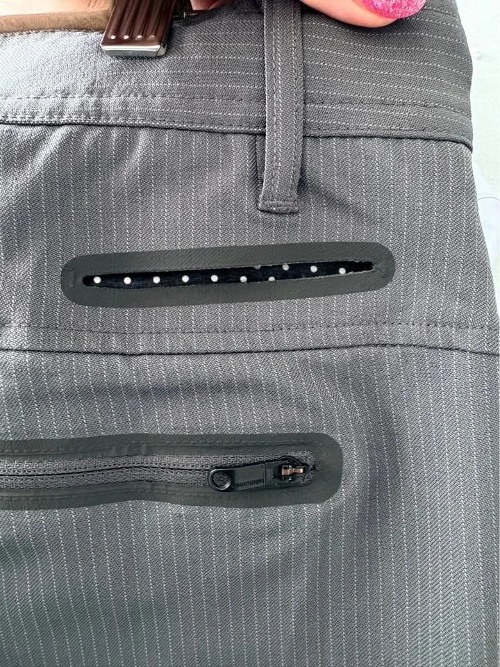 Lululemon Commute Pants Dark Slate / Slate Grey Striped Men’s Si - photo 4