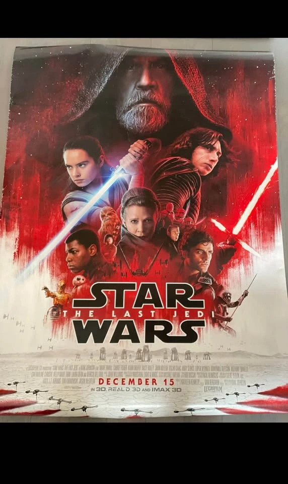 Star Wars: The Last Jedi Movie Poster (Paper Poster) – New