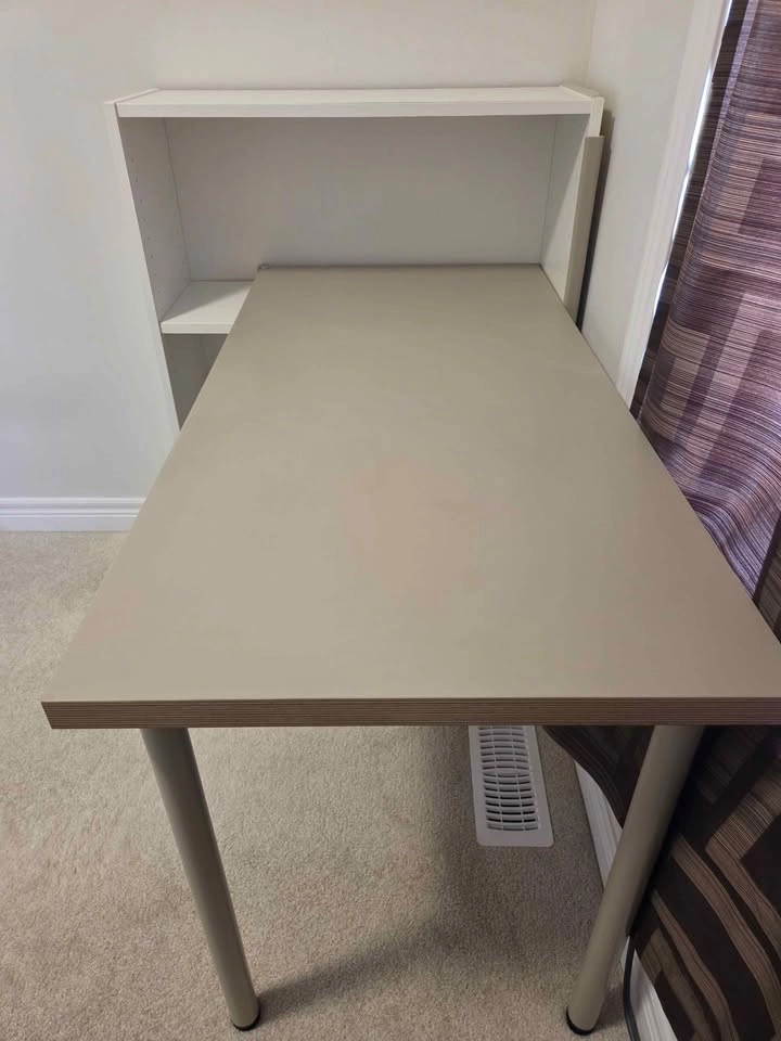 Ikea Billy Bookcase and Linnmon Desk Combination - photo 3