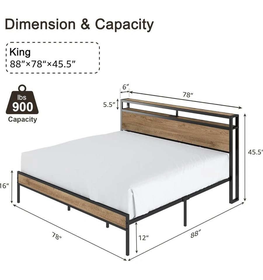 King bed frame - photo 3