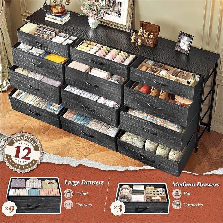12-Drawer Dresser / Storage Organizer