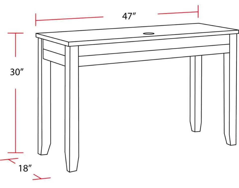 Compact home office desk - Mentone Desk - photo 5