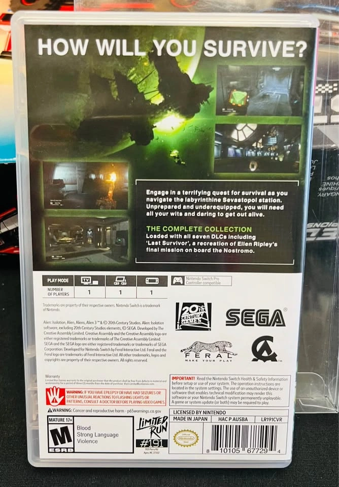 Alien Isolation The Collection - Nintendo Switch - LRG No.191 - photo 2