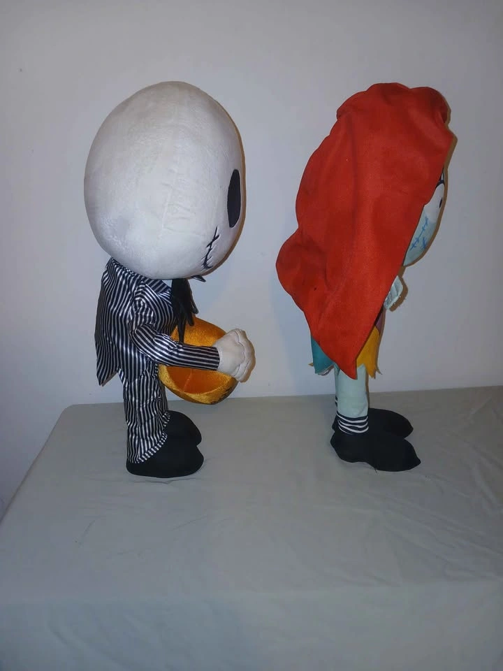 Nightmare Before Christmas Jack Skellington and Sally Dolls - photo 2