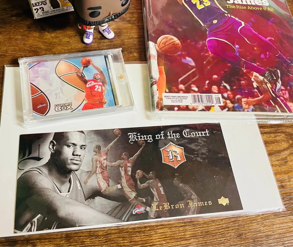 NBA - LeBron James NEW Action Figure / Funko Pop and Wheaties Bo - photo 2