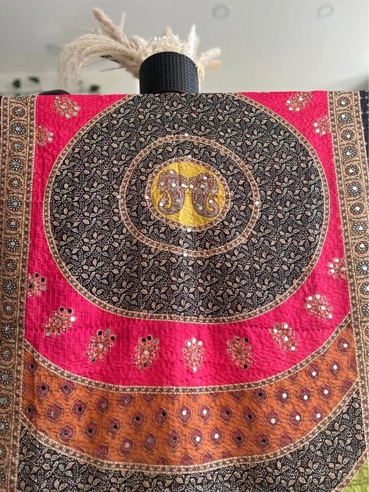Digital print duppatta with mirror on sale - photo 3