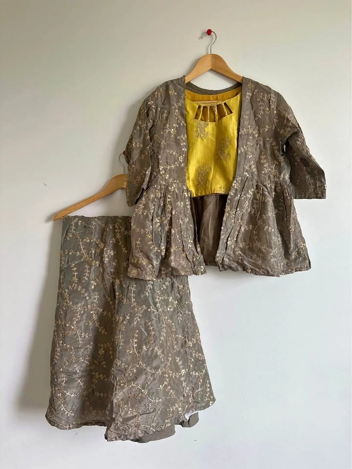 3 piece designer indowestern outfit
