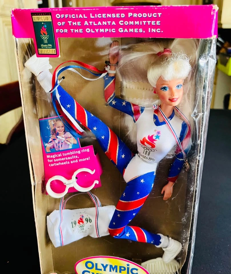 Barbie Olympic Gymnast 1996 Atlanta Games - NEW in Box - photo 2