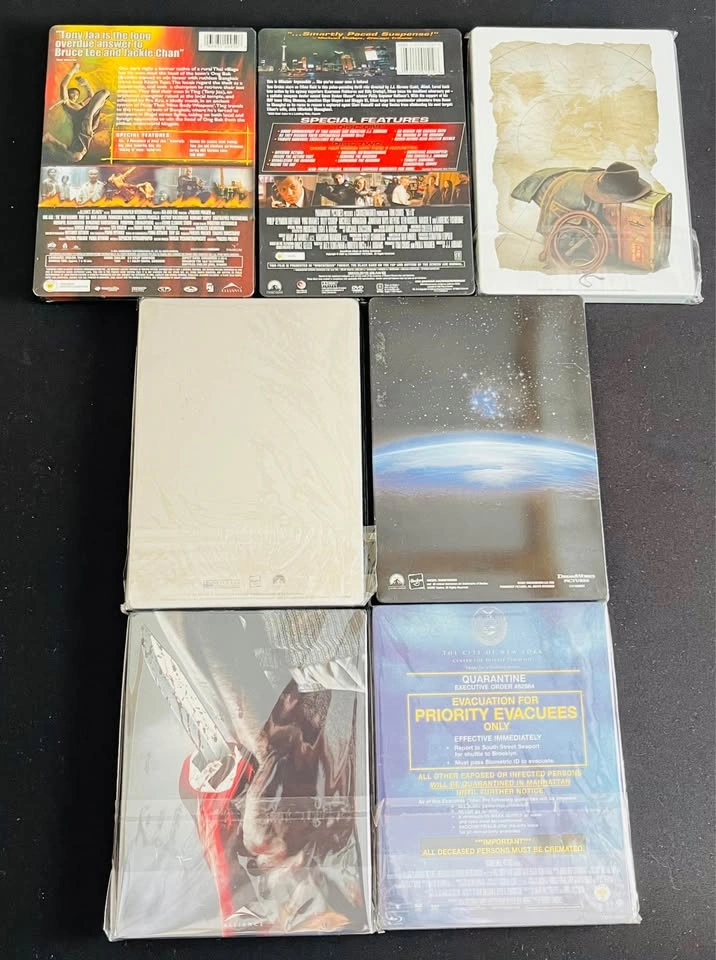 7 Steel-book Movie Lot - DVD and BluRay - photo 2
