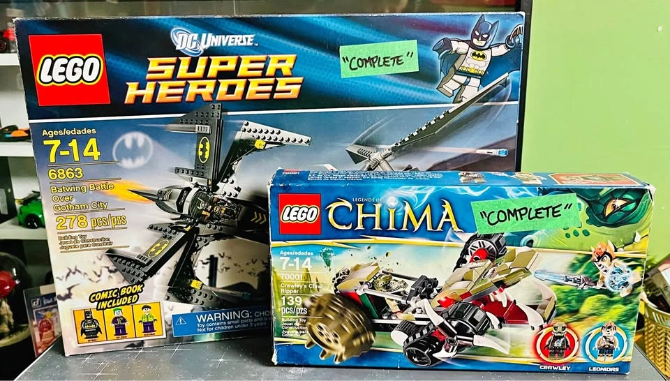 LEGO DC Superheroes Batman 6863 and Chima 70001 Sets