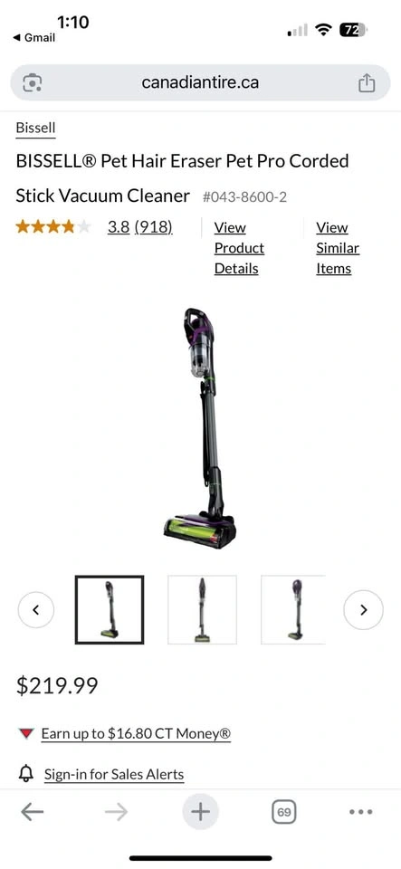 BISSELL® Pet Hair Eraser Pet Pro Corded