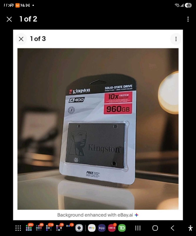 Kingston A400 SATA SSD 960GB brand new unopened $180