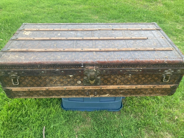 Authentic Vintage Louis Vuitton Steamer Trunk Rare Collector’s