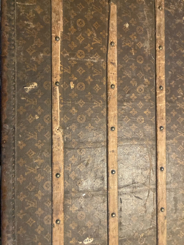 Authentic Vintage Louis Vuitton Steamer Trunk Rare Collector’s - photo 5