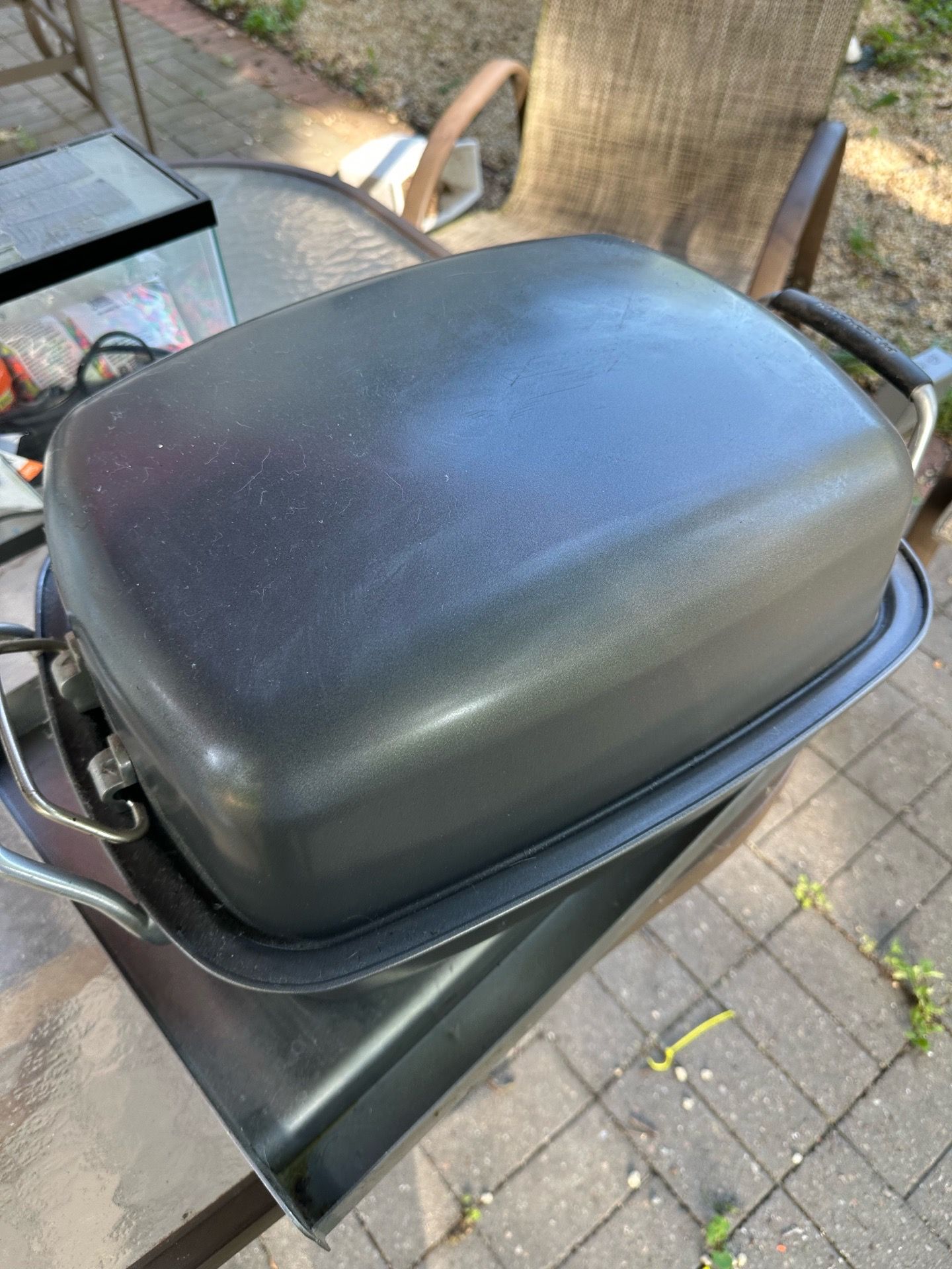 Kitchen aid roast pan with rack