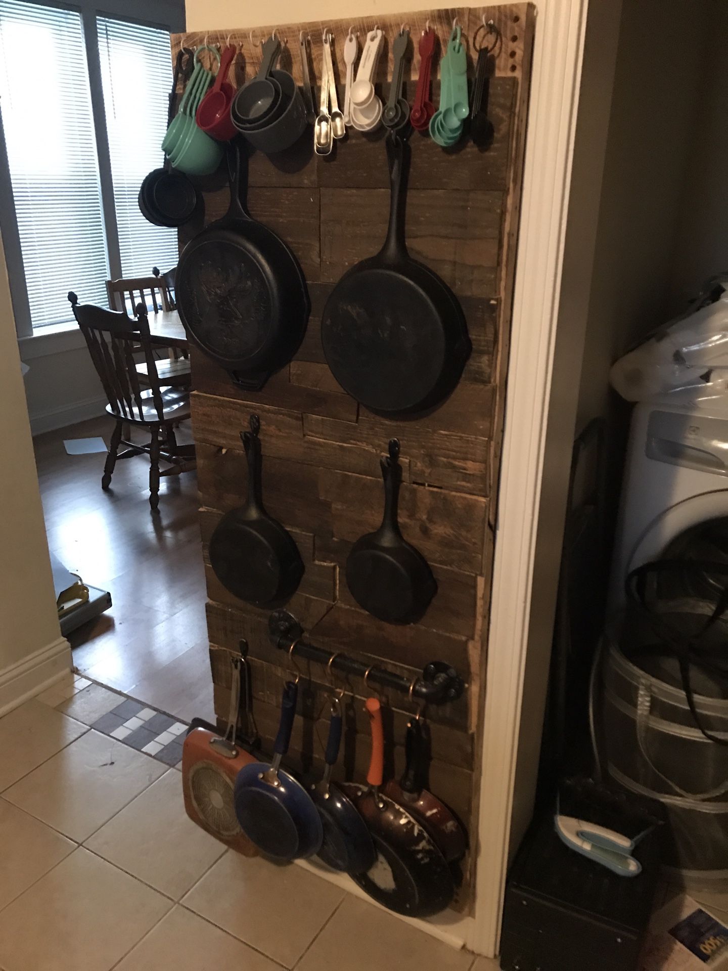 Rustic pot and pan holder/hanger - photo 2