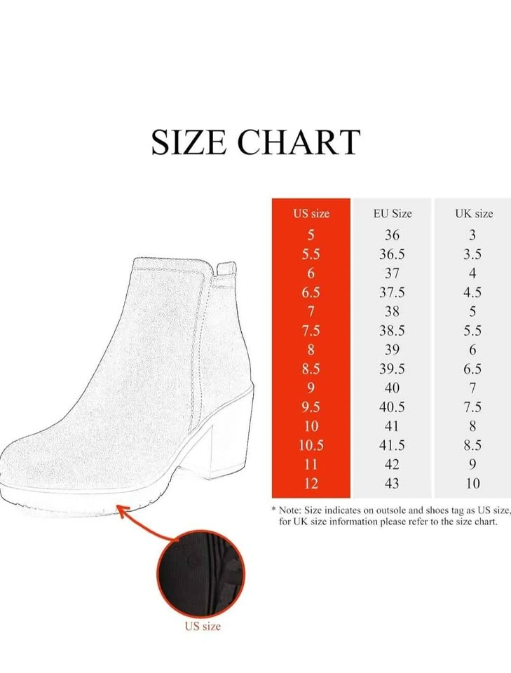 Dream Pairs Women's Chunky Heel Ankle Boots (US Size 10) - photo 2