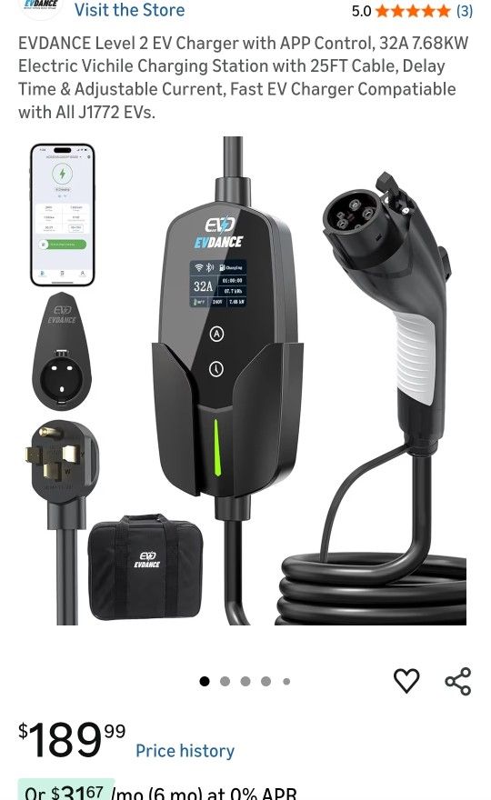 Brand New Level 2 EV Charger – Never Opened - photo 3