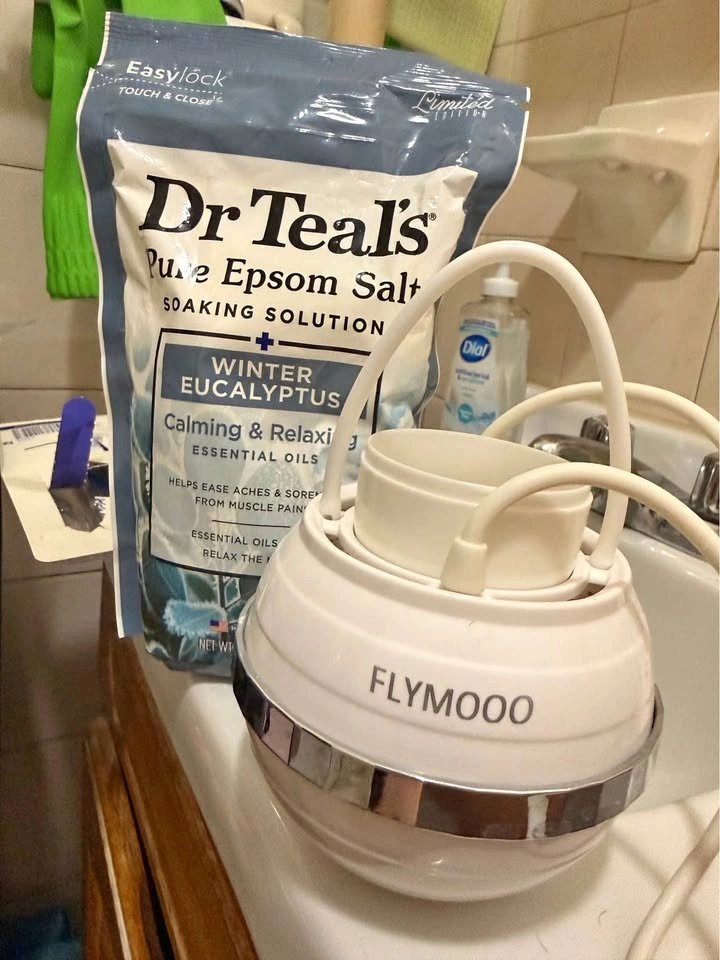 Dr Teal's Epsom Salt Winter Eucalyptus + FLYMOOO Device