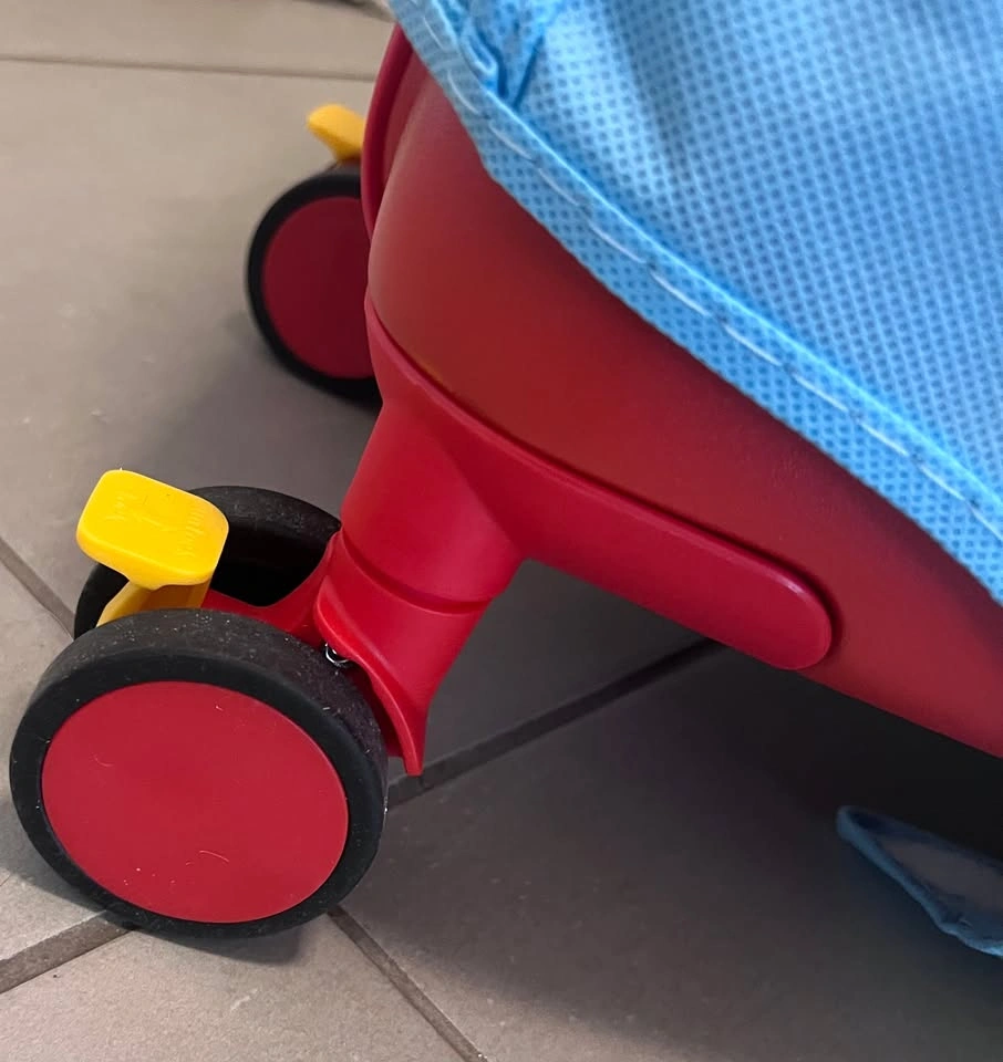 AO WEI LA orange suitcase with wheels - photo 3