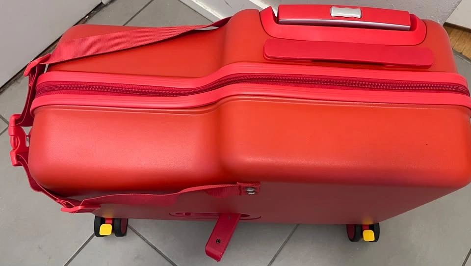 AO WEI LA orange suitcase with wheels - photo 5