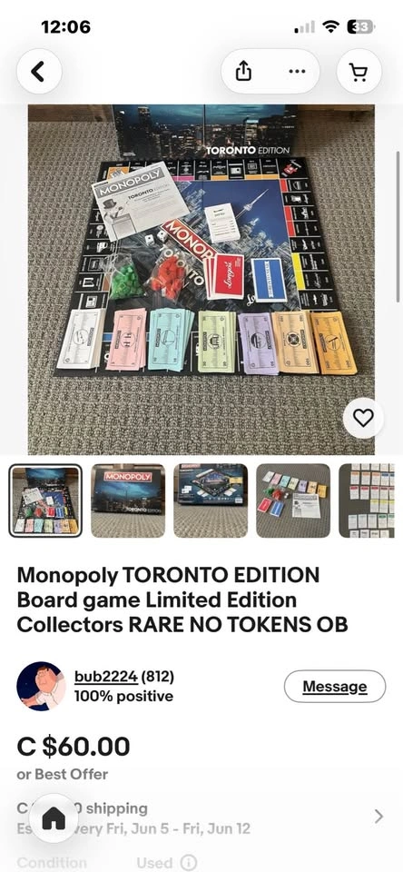 Monopoly Toronto Edition - Limited Edition - photo 3