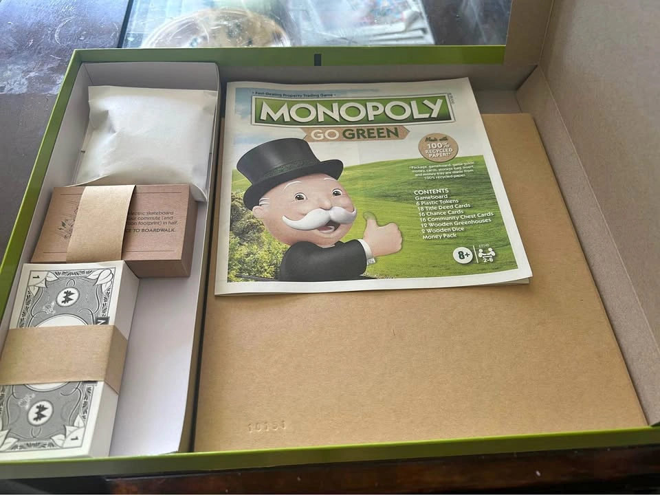 Monopoly Go Green Edition - Pieces still in OG packaging