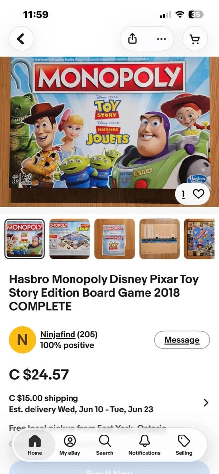 Monopoly Toy Story Edition - photo 3