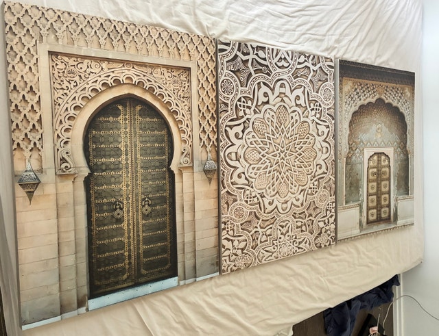 Brand new Moroccan Canvas Wall Art Set - photo 2