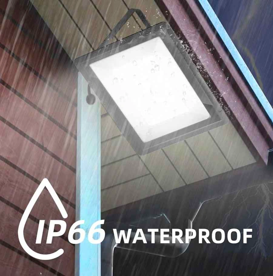 4-Pack 150W LED Outdoor Flood Lights, 18000LM Security Lights - photo 3