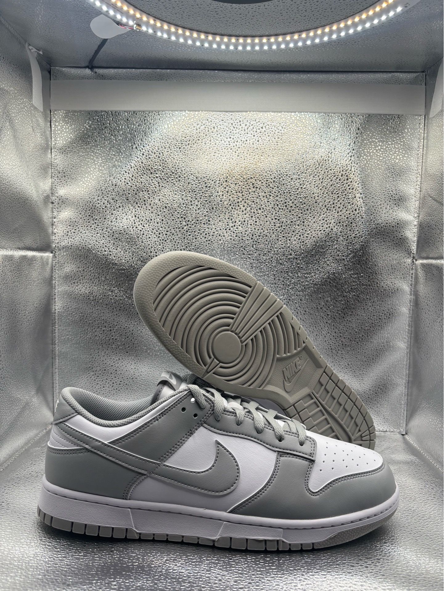 Nike dunk low white light smoke grey