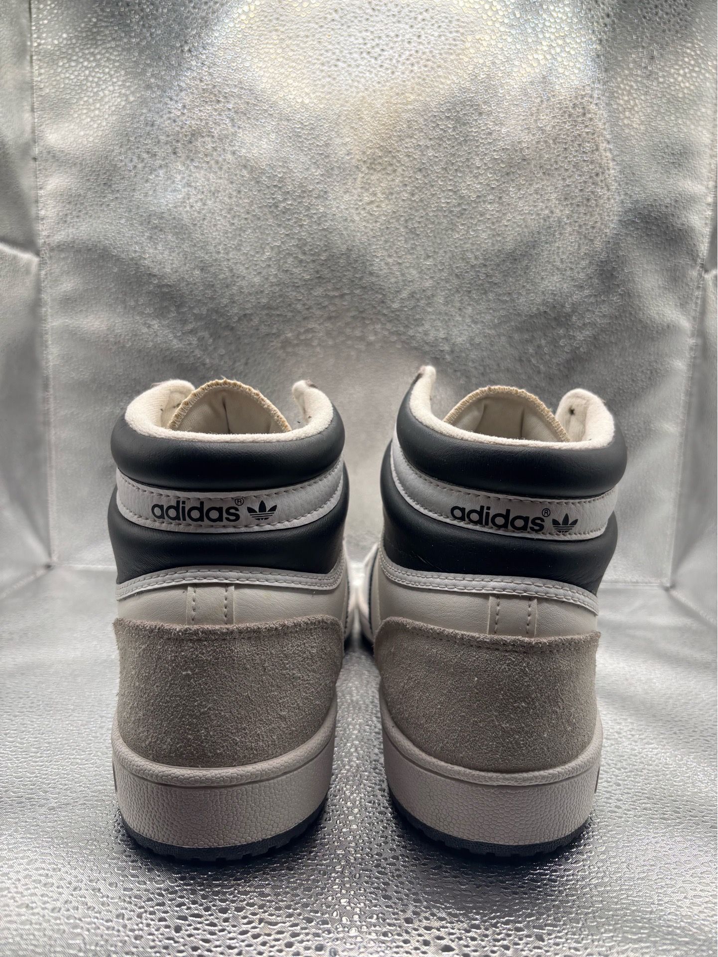 Adidas top ten high white black taupe - photo 4