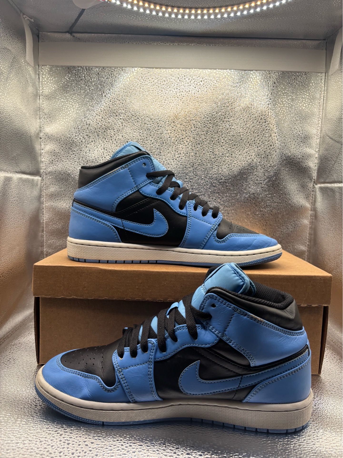 Air Jordan 1 mid university blue black - photo 5