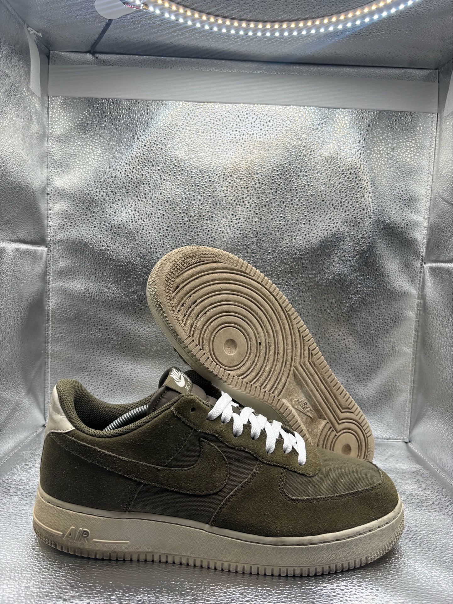 Nike Air Force 1 low suede medium Olive