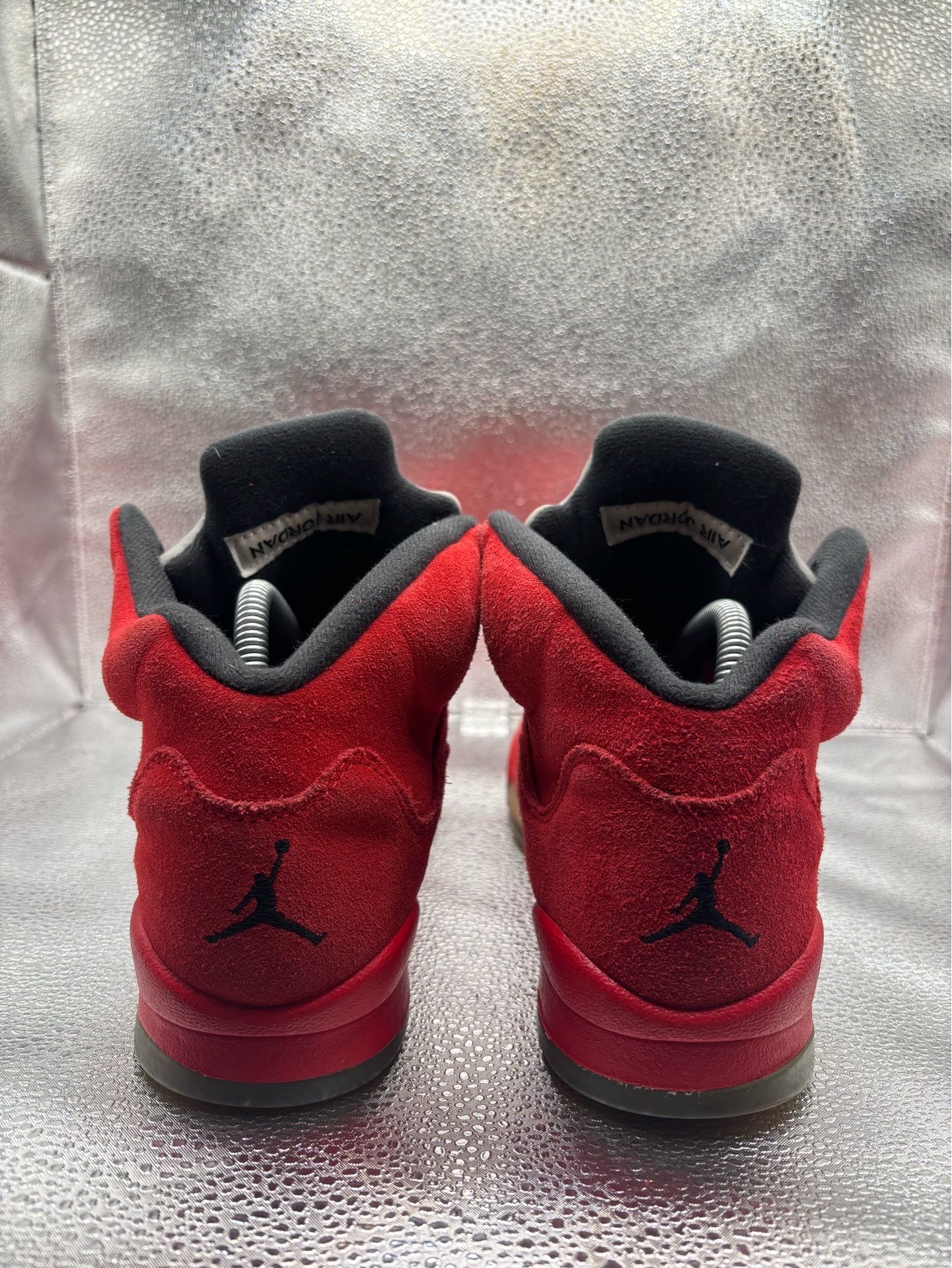 Air Jordan 5 red suede GS - photo 4