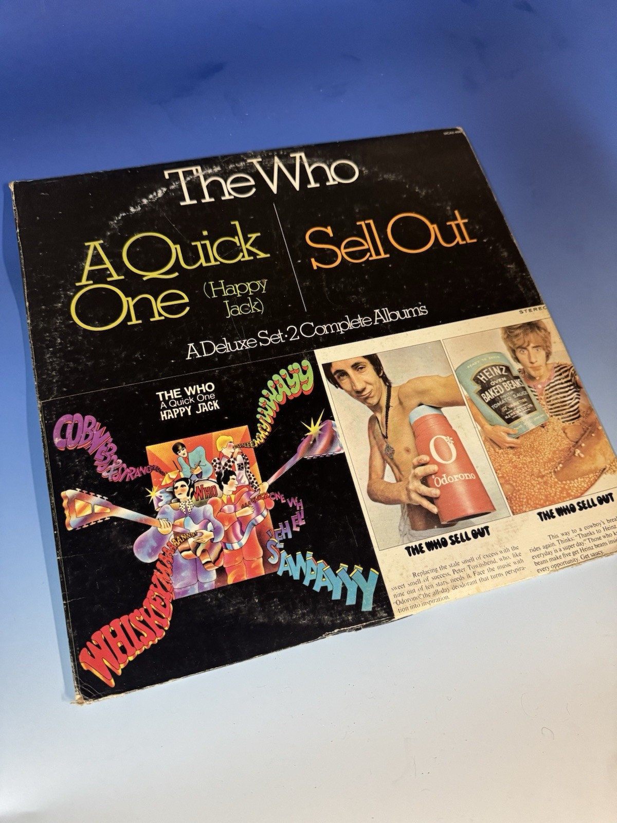 The Who A Quick One / Sell Out Deluxe 2LP Vinyl MCA2-4067 - photo 2