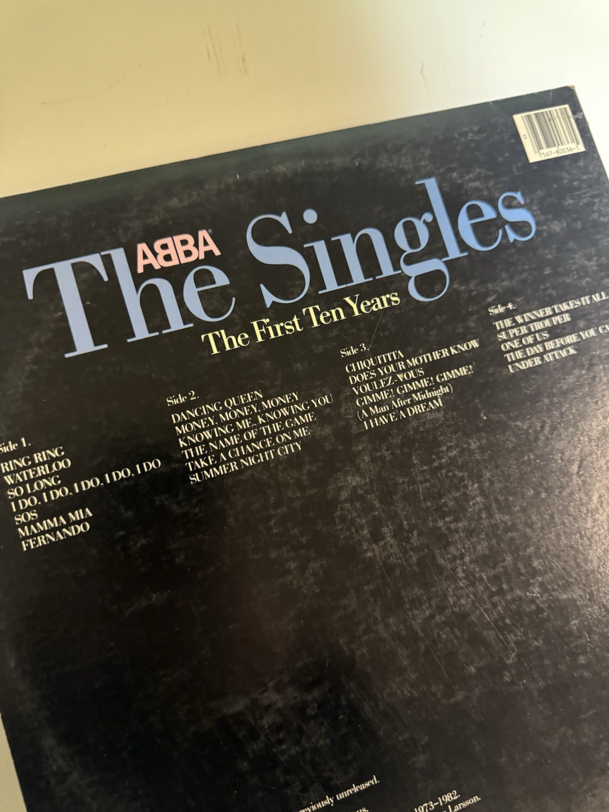ABBA The Singles: The First Ten Years 2LP Vinyl Record - photo 3