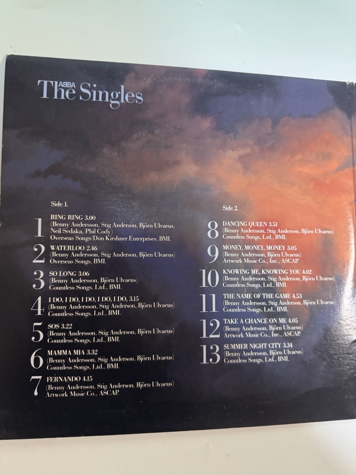 ABBA The Singles: The First Ten Years 2LP Vinyl Record - photo 4